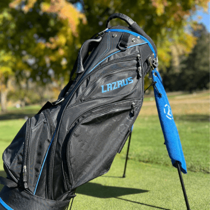 Lazrus Golf 11 pc Set - Driver, 3W, 4H, 6-PW Irons, 52° Wedge, Putter & Bag