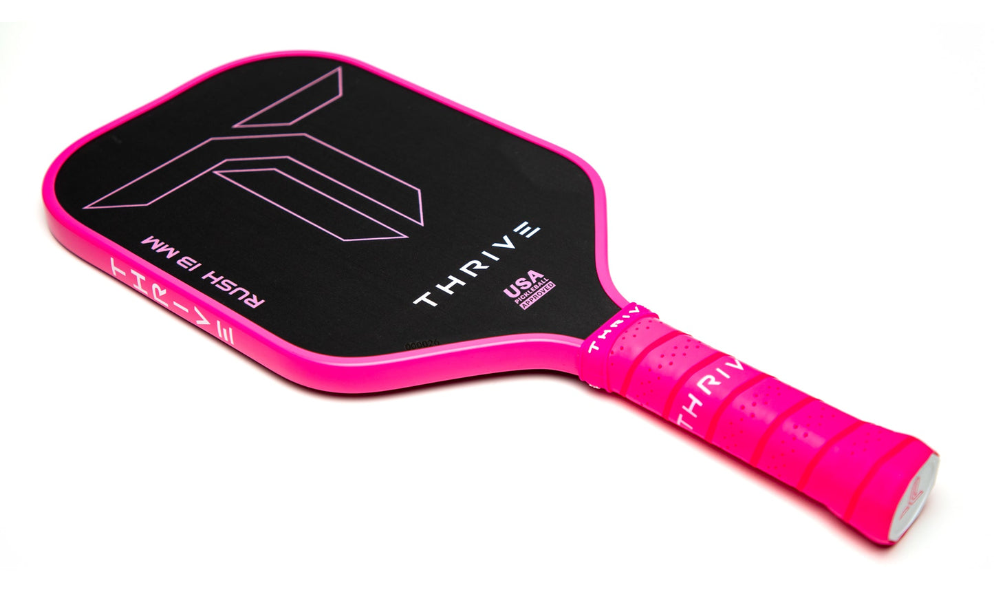 RUSH 13 PINK Pickleball Paddle – Speed, Control & Style