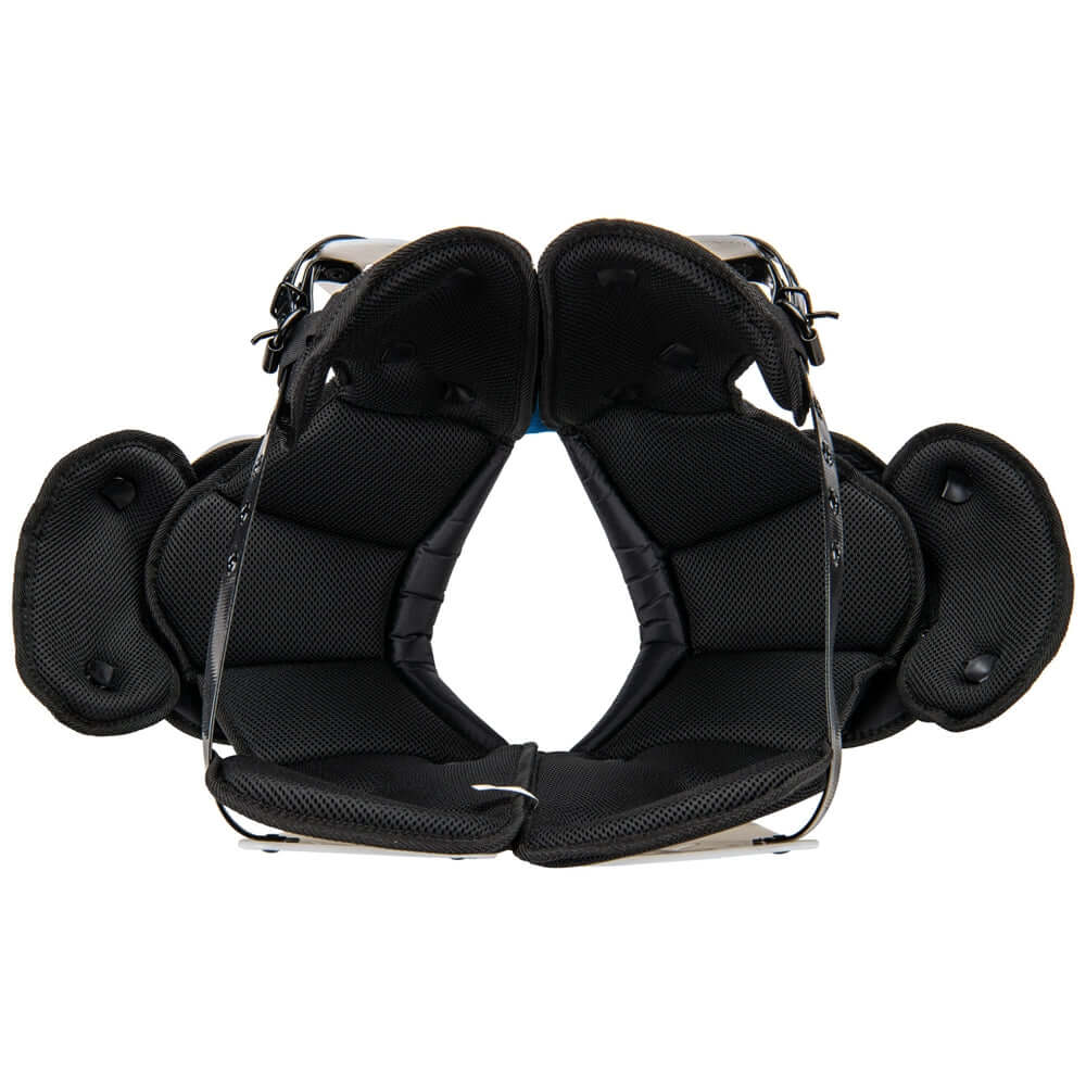 Champro Falcon shoulder pads interior view, featuring padded lining for comfort and support in football.