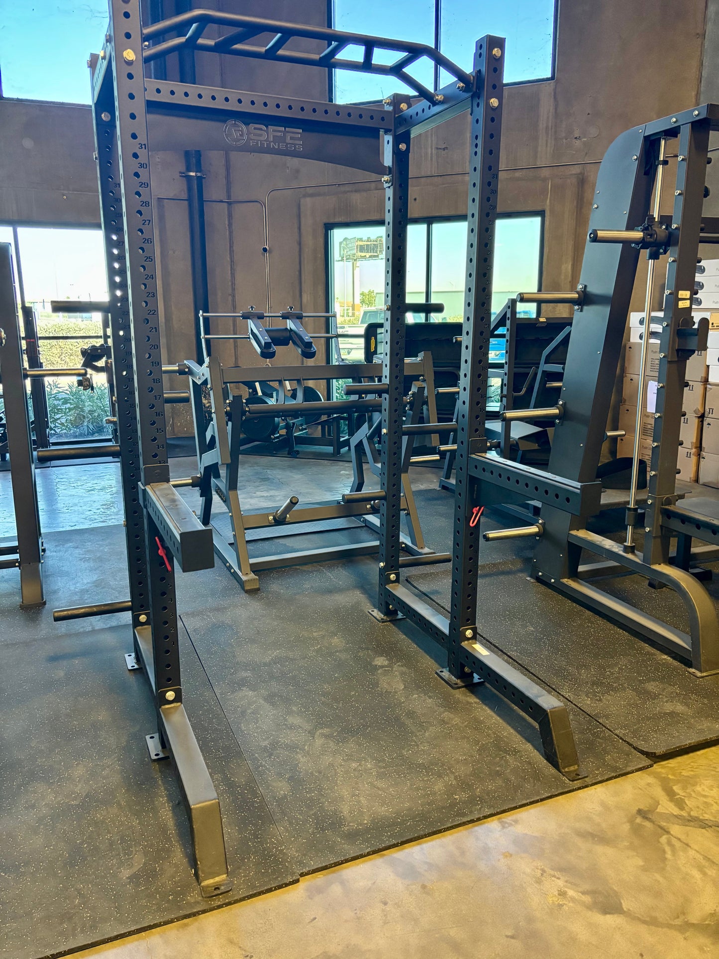 SFE Commercial Full Power Rack (Squat Rack) with Weight Storage (New)
