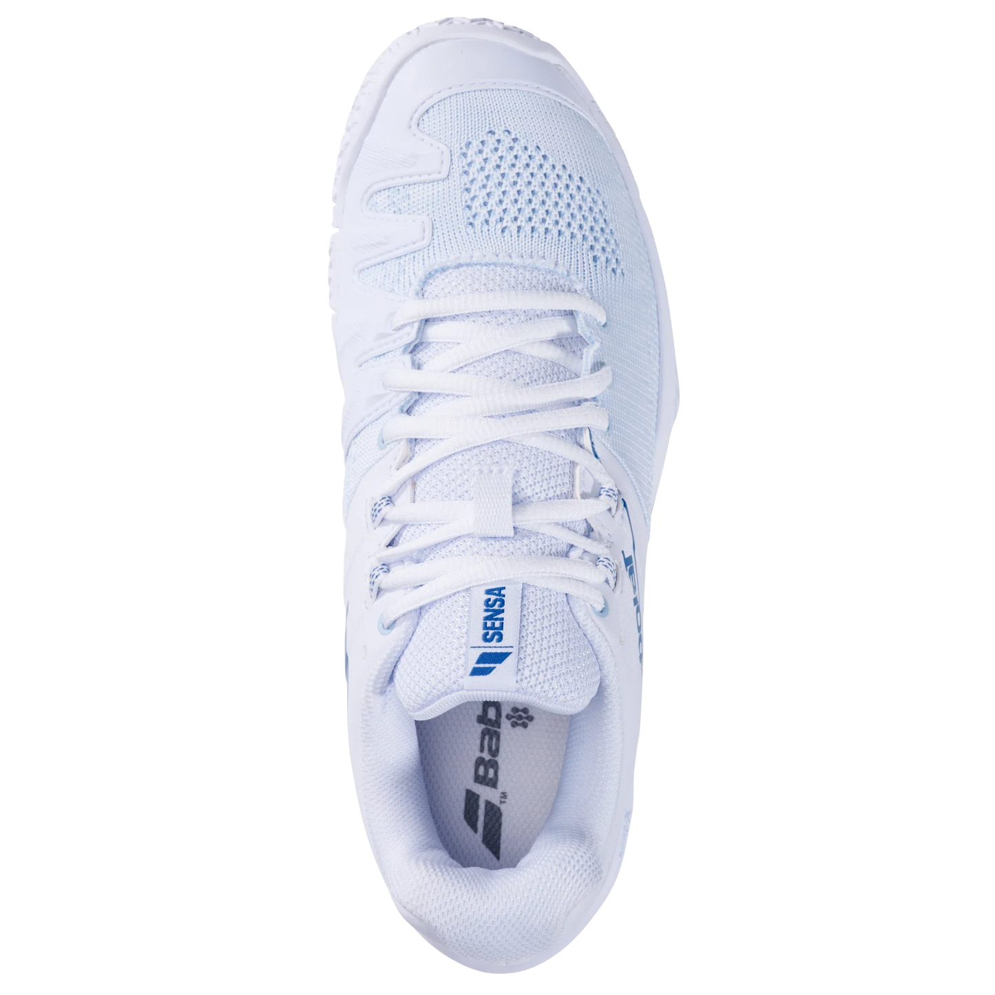 Babolat Sensa White/ Cool Blue Women Padel Shoes
