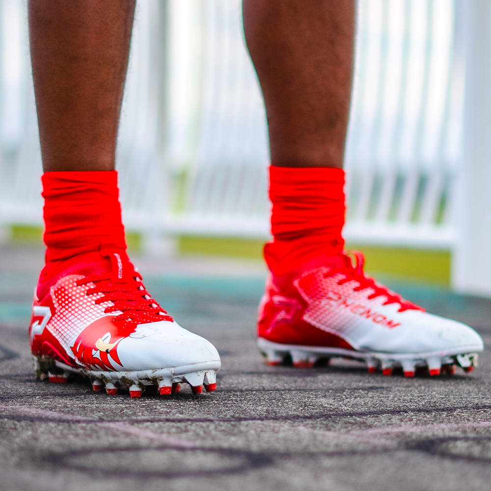 Knuckles the Echidna Football Cleats - by Phenom Elite