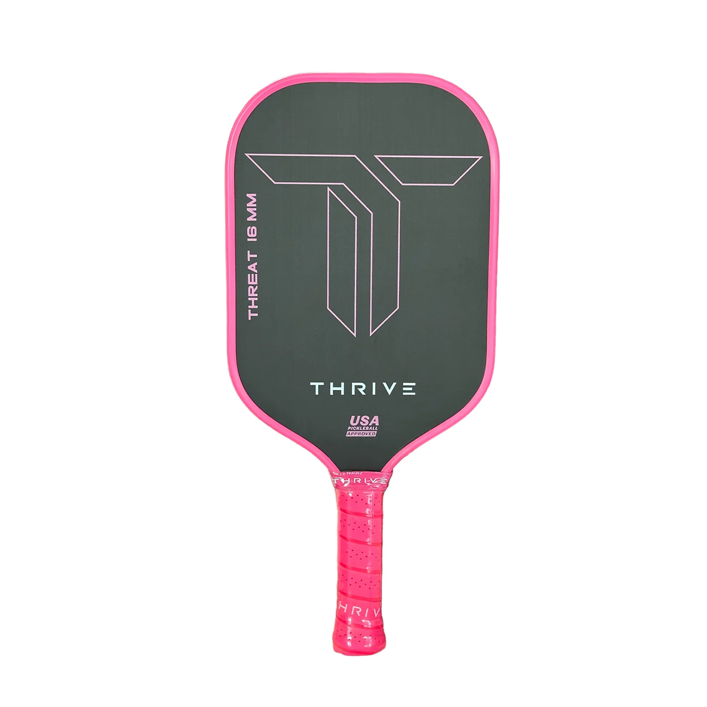 Thrive Pickleball Threat 16 Pink Pickleball Paddle – Spin & Control