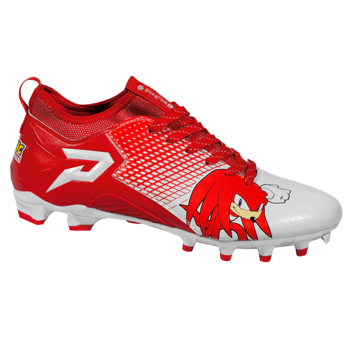 Knuckles the Echidna Football Cleats - by Phenom Elite