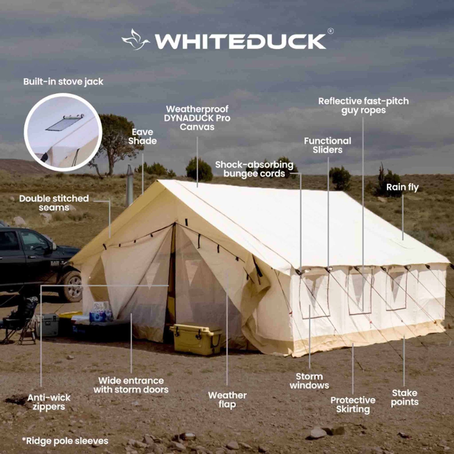 8'x10' Alpha Wall Tent