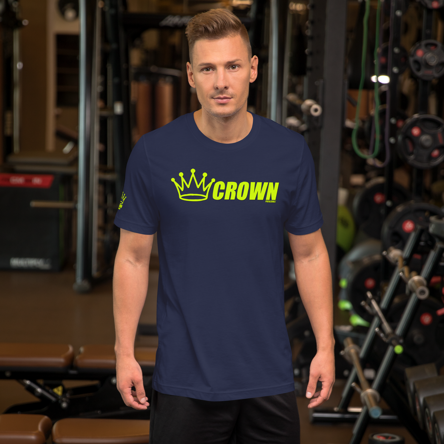CROWN PICKLEBALL - Logo Shirt (Navy)