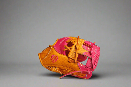 Youth Baseball Glove - Ice Cream glove (Strawberry & Sprinkles)