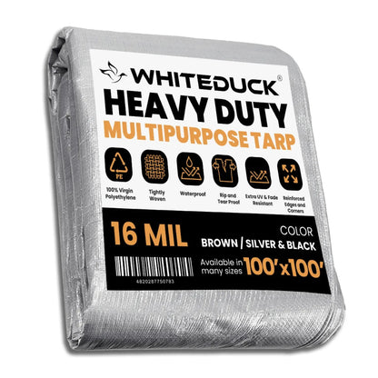 100' x 100' Super Heavy Duty Poly Tarp