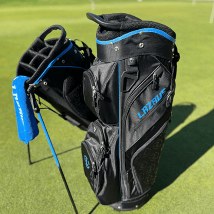 Lazrus Golf 11 pc Set - Driver, 3W, 4H, 6-PW Irons, 52° Wedge, Putter & Bag