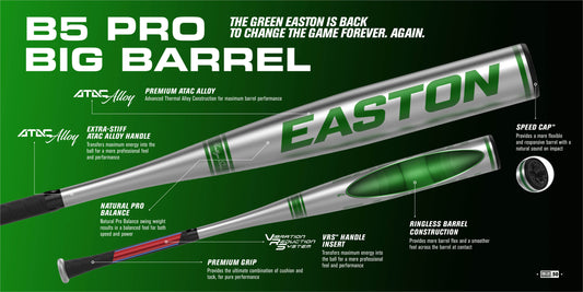 Easton 2022 BB21B5 B5 Pro Big Barrel BBCOR Bat (-3)