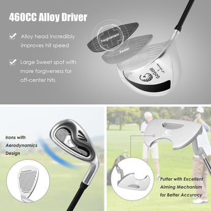 Women's Complete Golf Club Set - 10 Piece with Stand Bag
