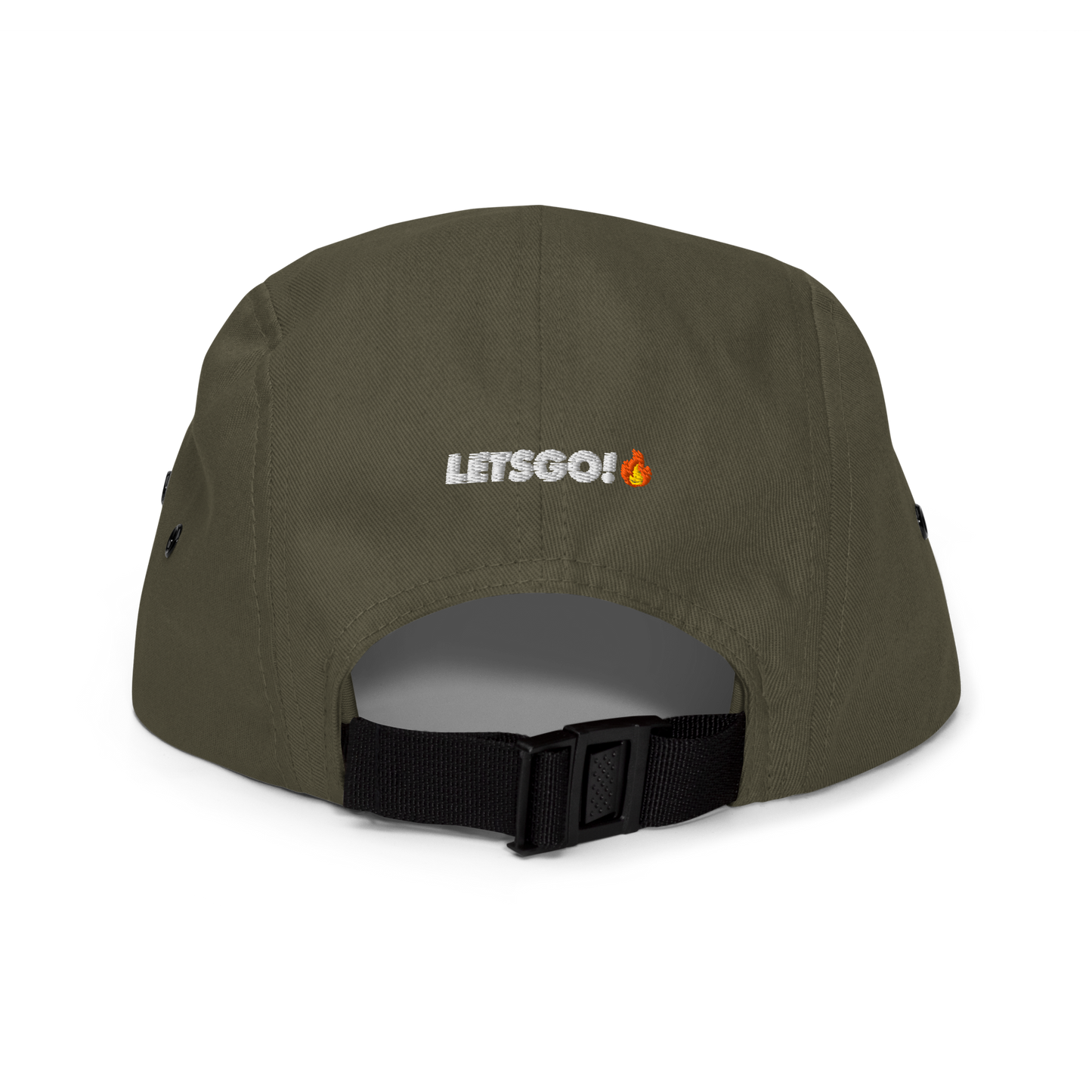 CROWN PICKLEBALL - 5-panel Flat Bill Hat (Olive)
