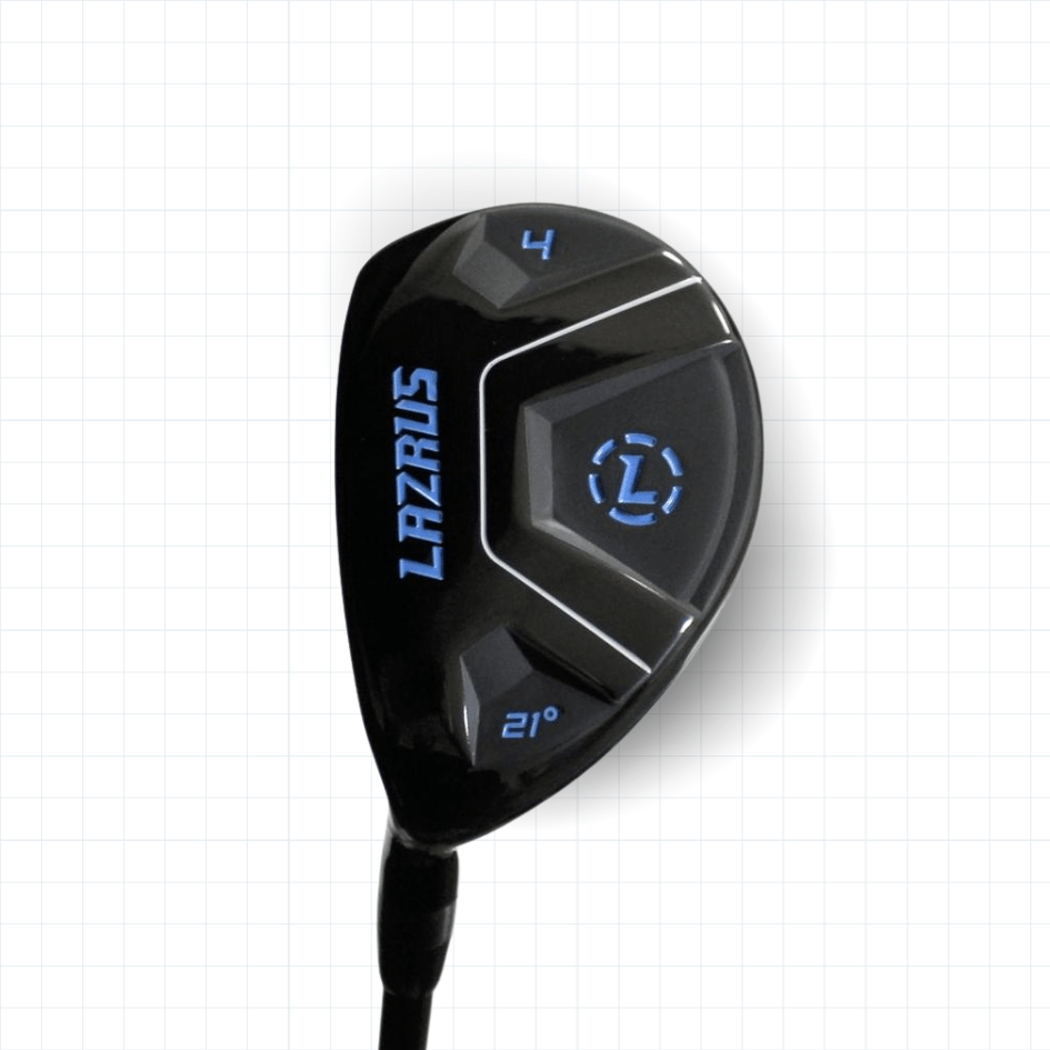 Lazrus Golf 11 pc Set - Driver, 3W, 4H, 6-PW Irons, 52° Wedge, Putter & Bag
