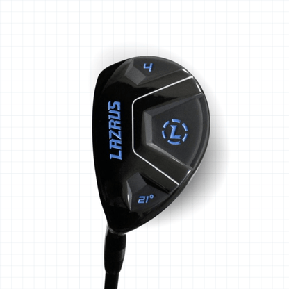 Lazrus Golf 11 pc Set - Driver, 3W, 4H, 6-PW Irons, 52° Wedge, Putter & Bag
