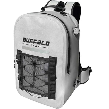 27QT Waterproof Fishing Backpack with Rod Holder