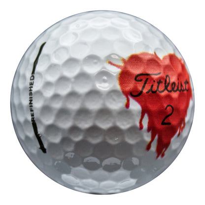 Refurbished Titleist Pro V1 Bleeding Hearts Golf Balls