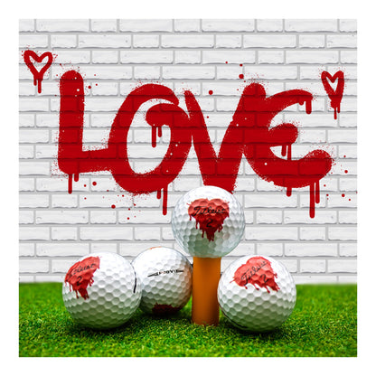 Refurbished Titleist Pro V1 Bleeding Hearts Golf Balls
