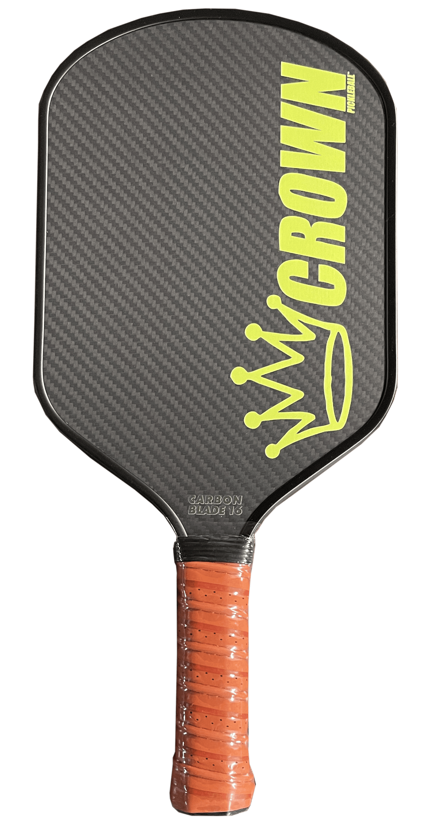 CROWN PICKLEBALL - Carbon Blade 16 (BLACK Paddle)