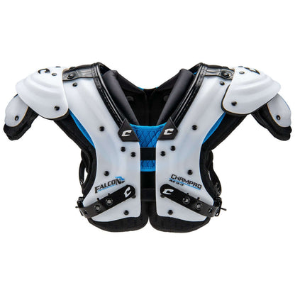 Champro Falcon all-purpose shoulder pads designed for impact protection and comfort in sports.