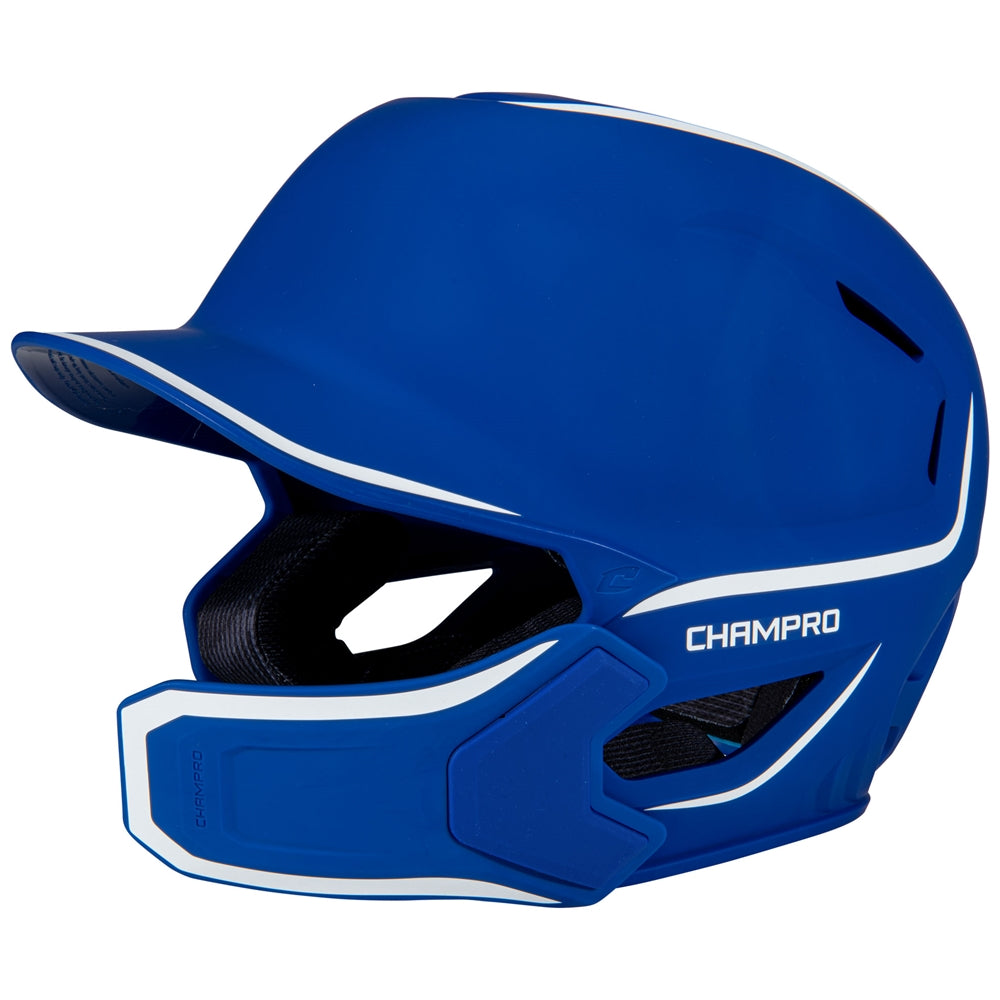Champro HXE MATTE BATTING HELMET W/JAW GUARD