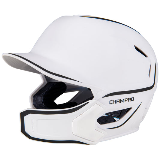 Champro HXE MATTE BATTING HELMET W/JAW GUARD