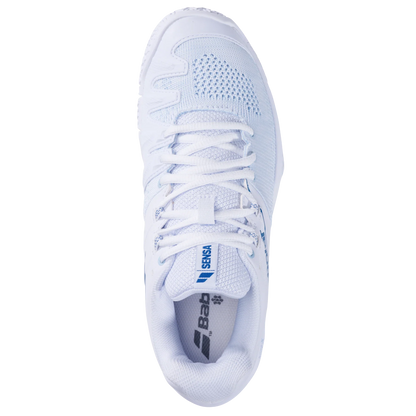 Babolat Sensa White/ Cool Blue Women Padel Shoes