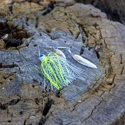 Reaction Tackle Tungsten Spinnerbait Jigs – 2-Pack, Double Willow Blade - New