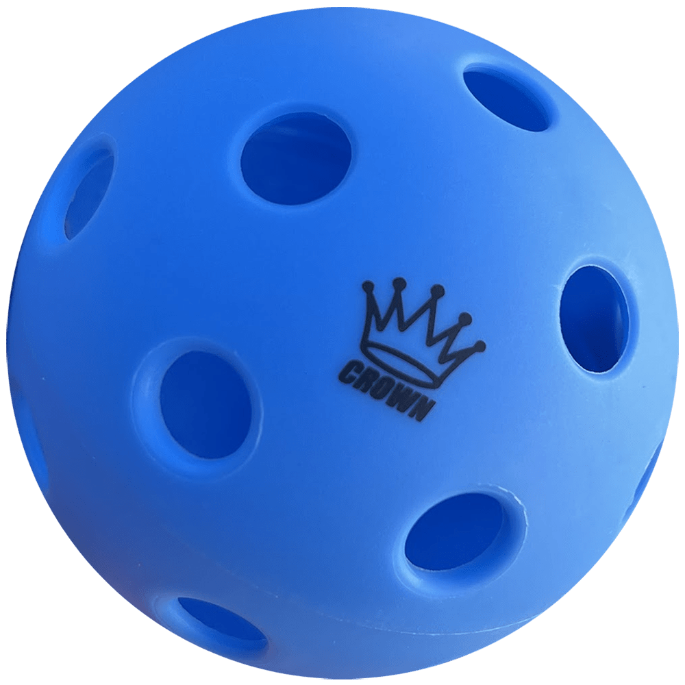 CROWN PICKLEBALL - High-Performance INDOOR Pickleballs (3-PACK BLUEBERRY)