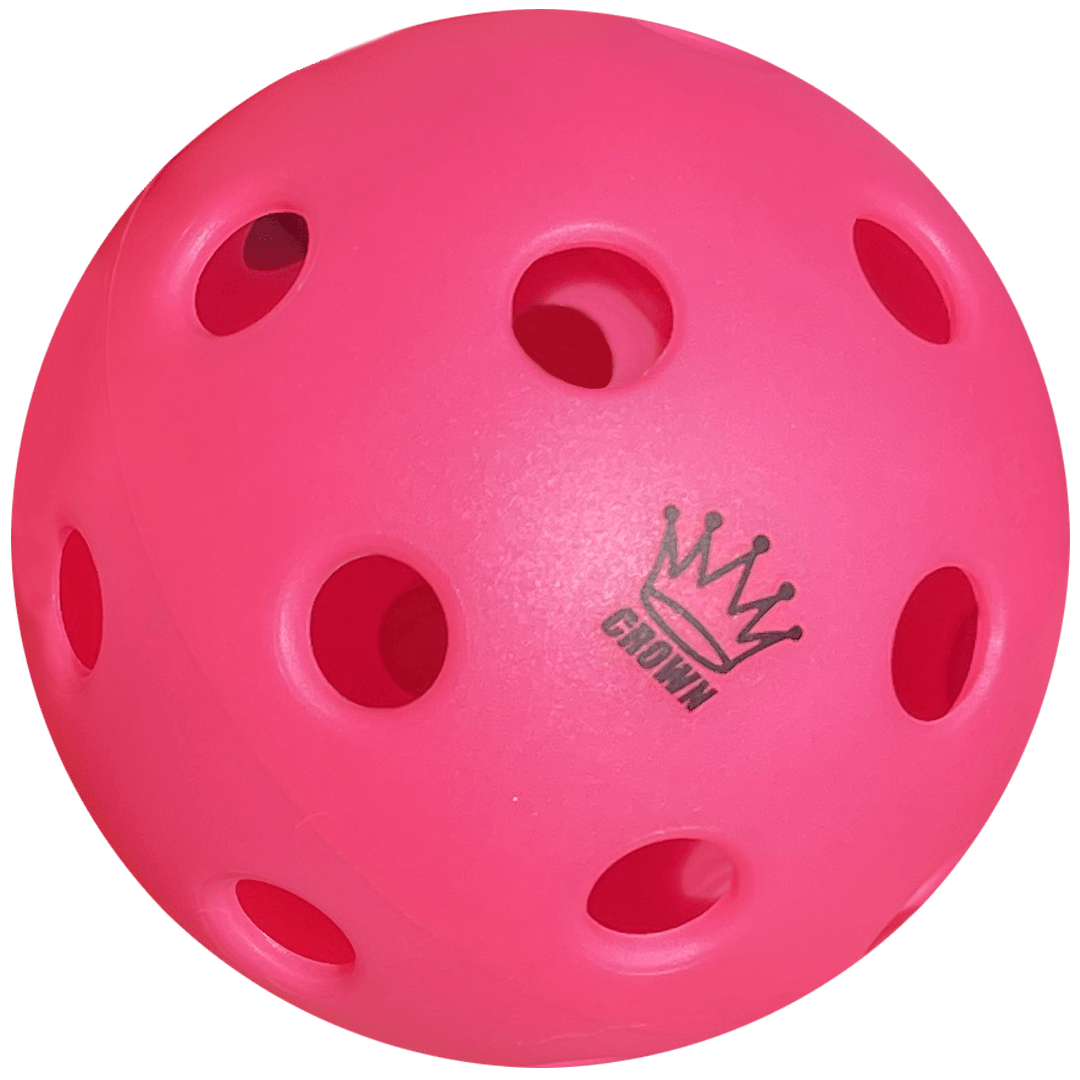 CROWN PICKLEBALL - High-Performance INDOOR Pickleballs (100-PACK DRAGONFRUIT)