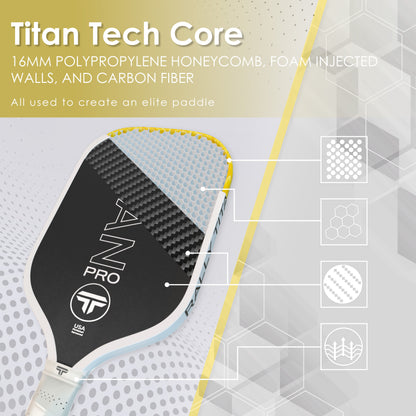 Titan Pro 16MM | Thermoformed Unibody Construction | Foam Injected Walls | T700 Titan Carbon Friction Surface | Grey