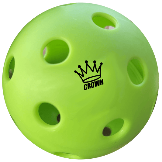 CROWN PICKLEBALL - High-Performance INDOOR Pickleballs (3-PACK APPLE)