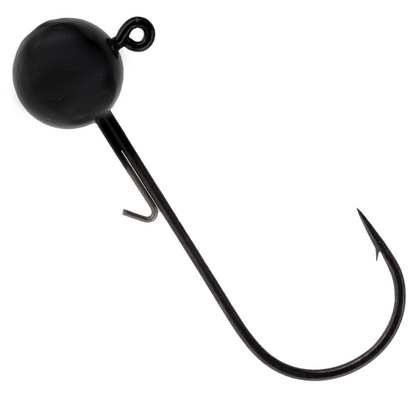 Reaction Tackle Lead Ball Jigs (10-Pack) – Premium Round Jig Heads for Soft Plastics - New