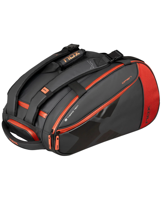 Nox LUXURY OPEN Series Black/Red Padel Bag