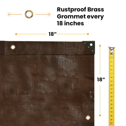 12’ x 25’ Super Heavy Duty Poly Tarp