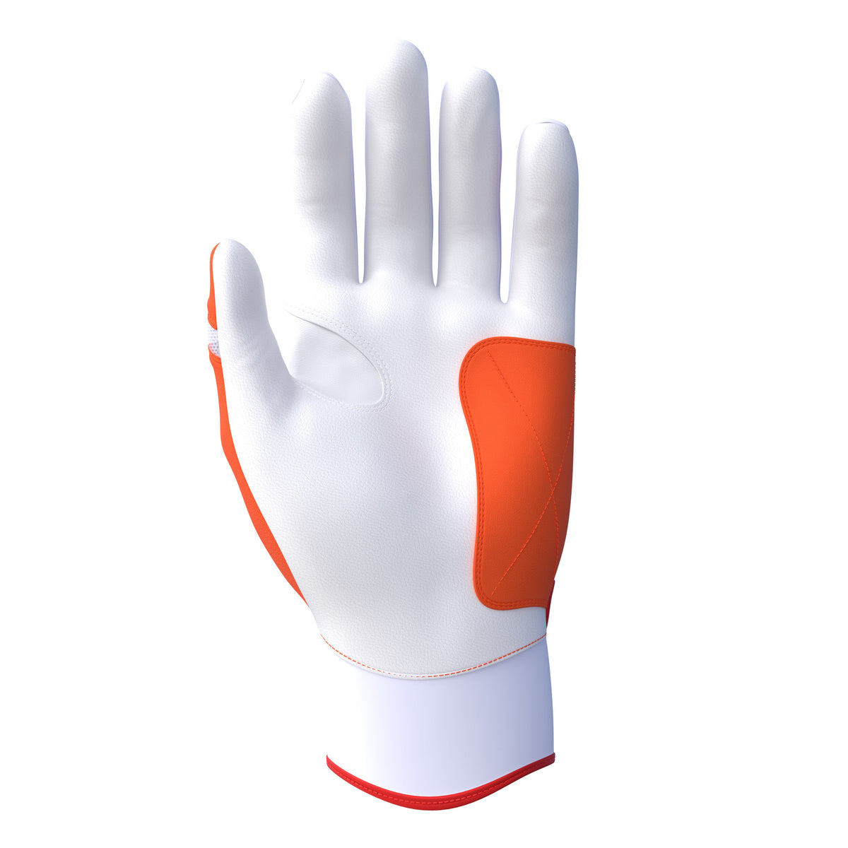 On-Deck Orange Baseball & Softball Batting Gloves | Pro Cuff