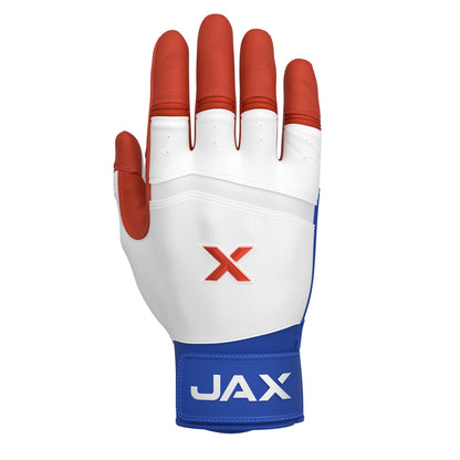 USA Pop Baseball & Softball Batting Gloves | Pro Cuff (w/ Carrying Zip Bag)