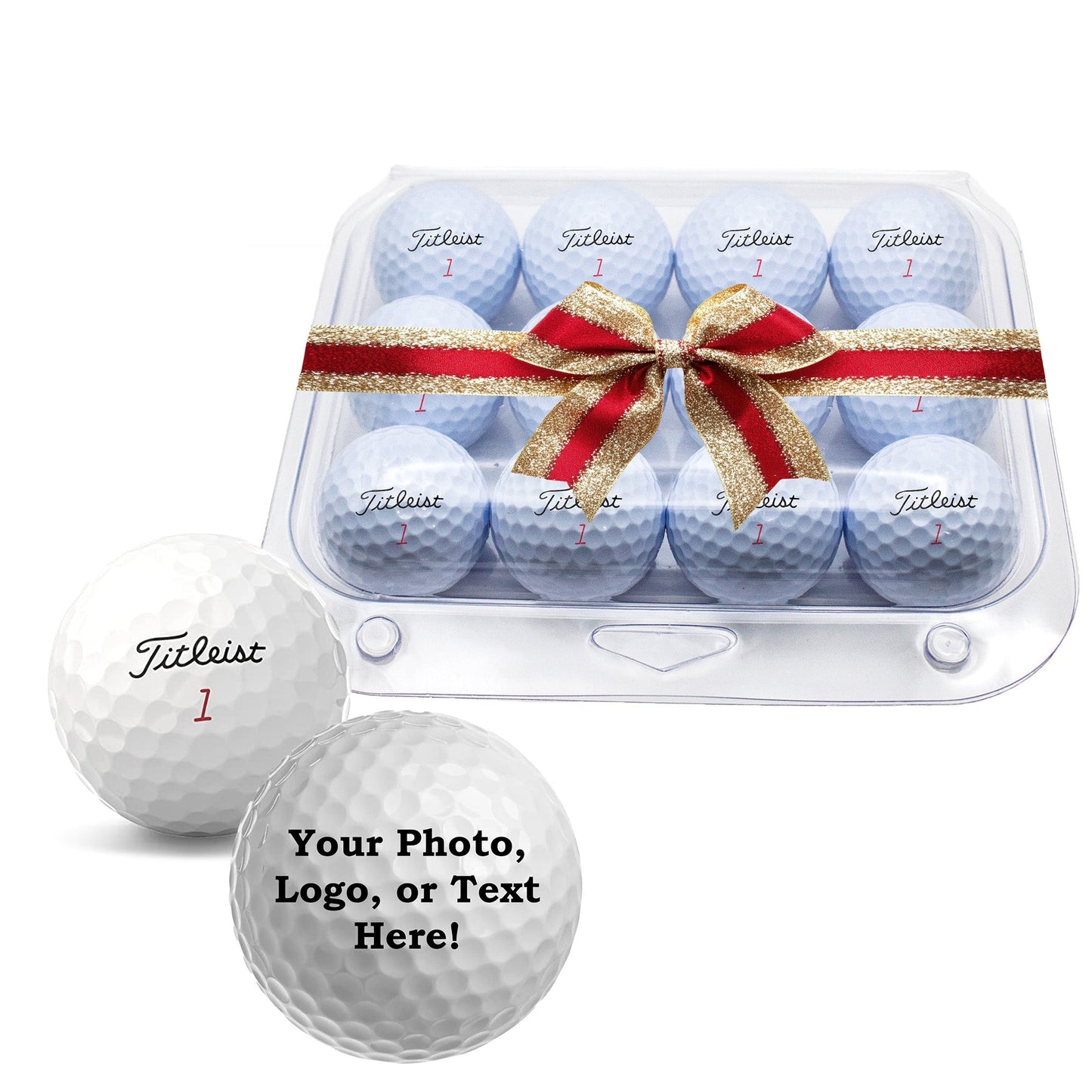Refurbished Titleist Pro V1x Personalized Golf Balls - 1 Dozen