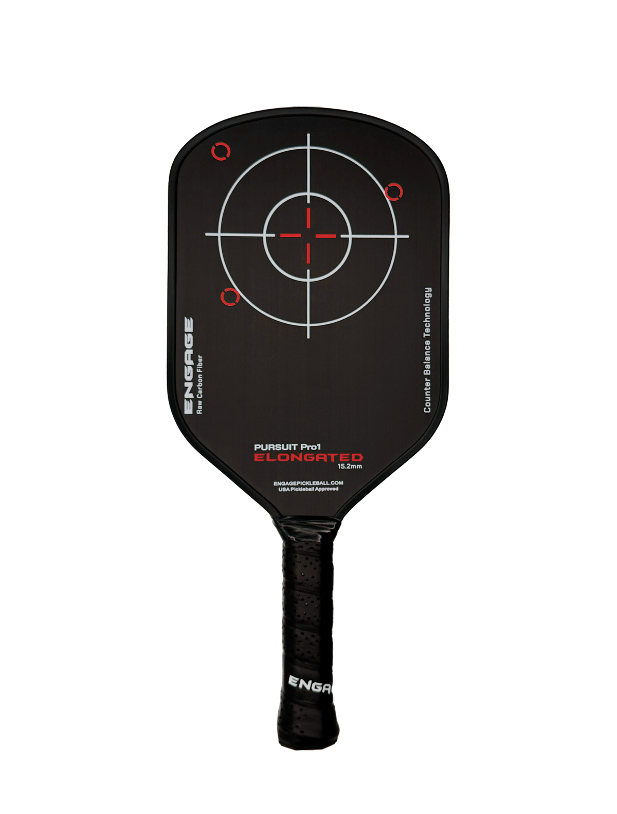 NEW GRAPHIC. Pursuit Pro1 Elongated 15.2 Power Series | Raw Carbon Fiber
