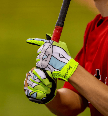 Rick and Morty Batting Gloves Quantum Orbit by Phenom Elite