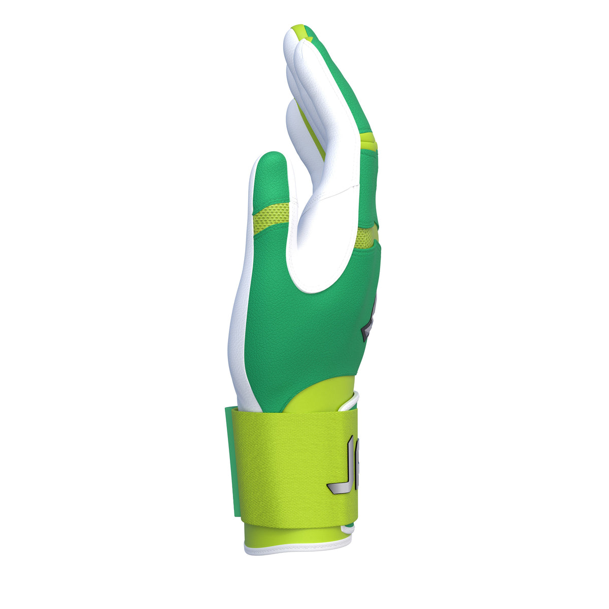 Green Apple Smash Baseball & Softball Batting Gloves | Strap Cuff