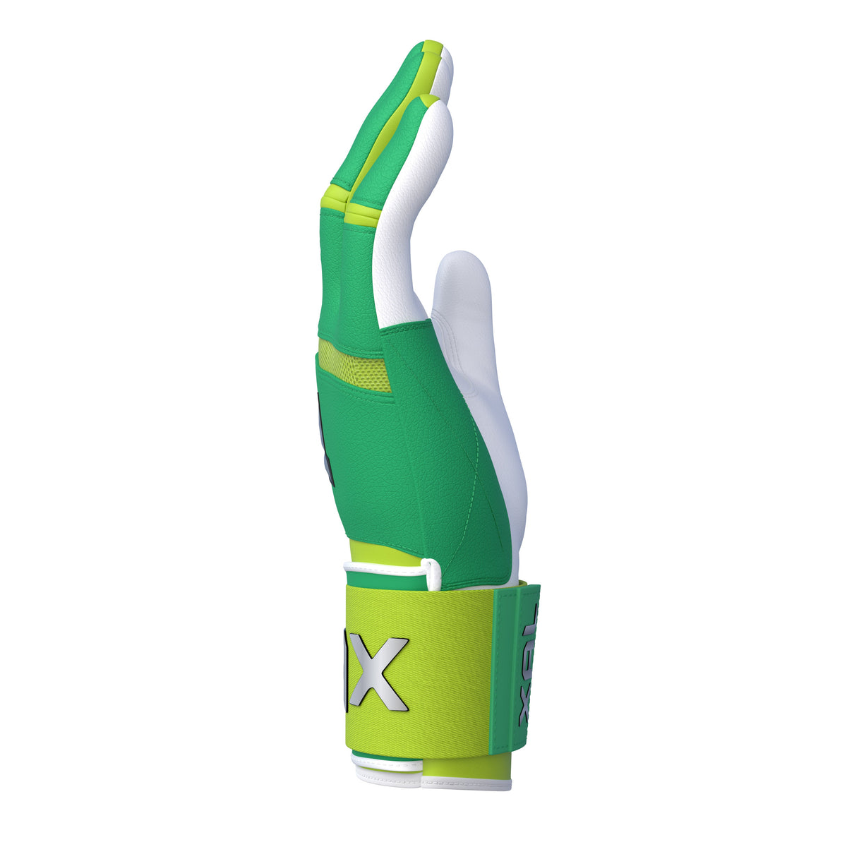 Green Apple Smash Baseball & Softball Batting Gloves | Strap Cuff