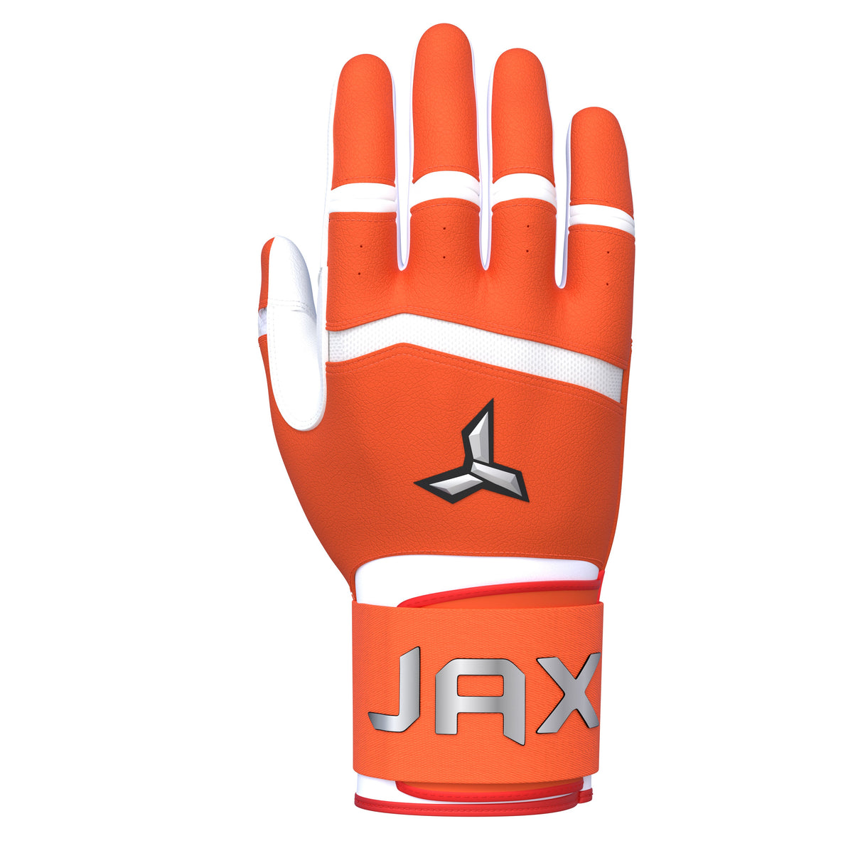 On-Deck Orange Baseball & Softball Batting Gloves | Strap Cuff