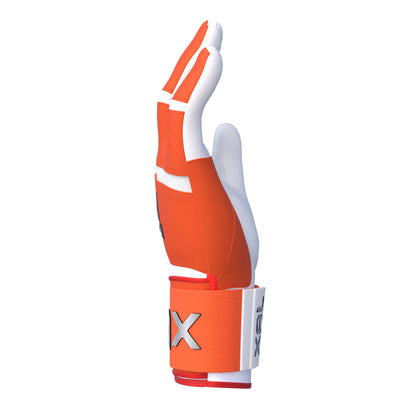 On-Deck Orange Baseball & Softball Batting Gloves | Strap Cuff