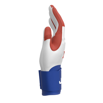 USA Pop Baseball & Softball Batting Gloves | Strap Cuff (w/ Carrying Zip Bag)