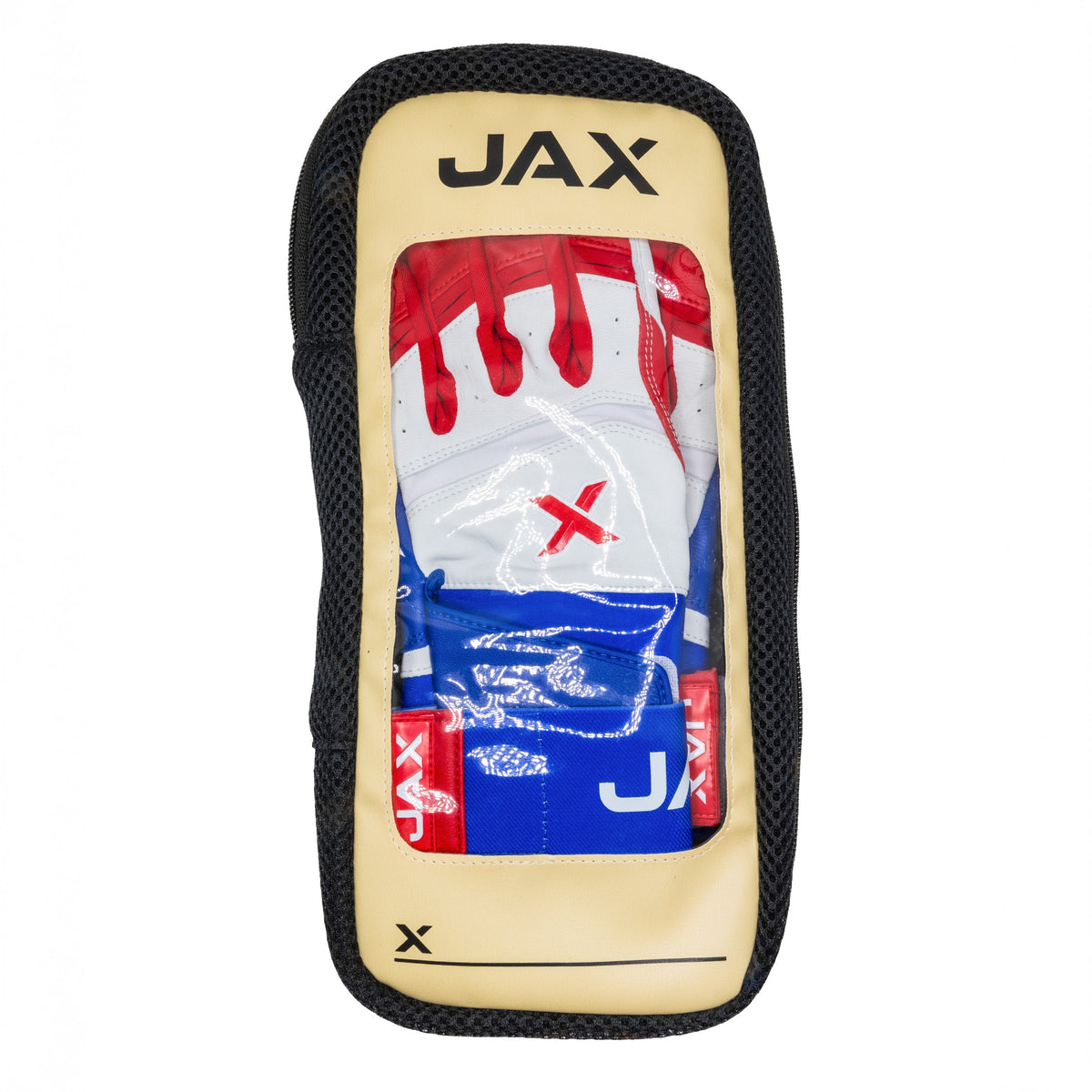 USA Pop Baseball & Softball Batting Gloves | Strap Cuff (w/ Carrying Zip Bag)