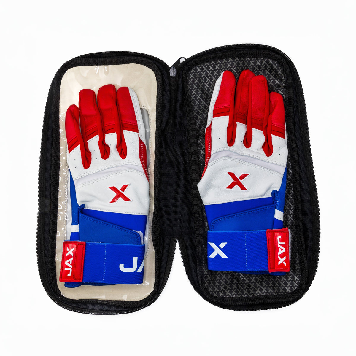 USA Pop Baseball & Softball Batting Gloves | Strap Cuff (w/ Carrying Zip Bag)