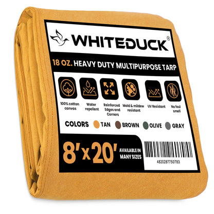 18 oz. 100% Cotton Canvas Tarp