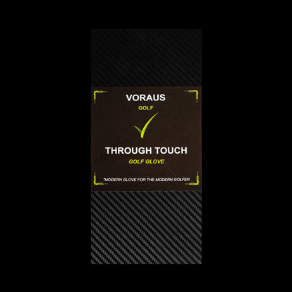 Through Touch Golf Glove - Black/Green