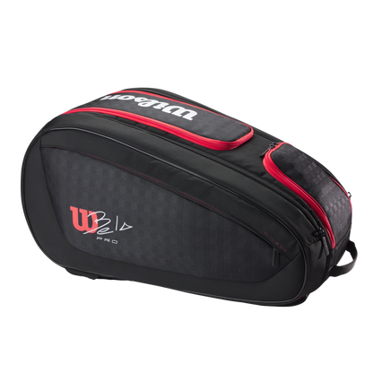 Wilson Bela V3 Padel Racket Bag Black/Red