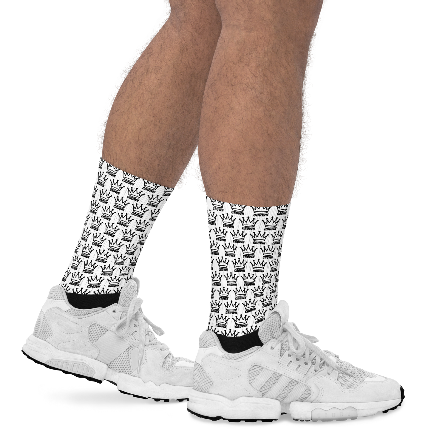 CROWN PICKLEBALL - Checkered Crown (White)